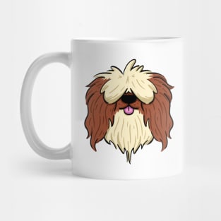 Brown mid haired shih tzu Mug